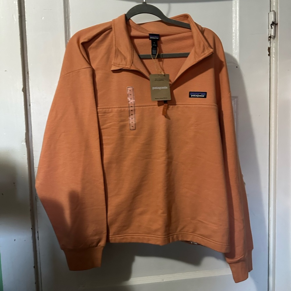 NWT! Patagonia Women's Ahnya 1/4 Zip Pullover Rock Melon XL - Picture 4 of 16